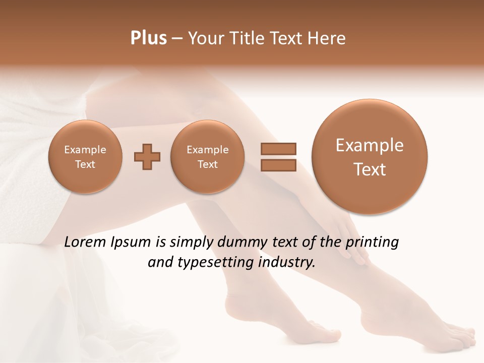 Leg Care Beautiful PowerPoint Template