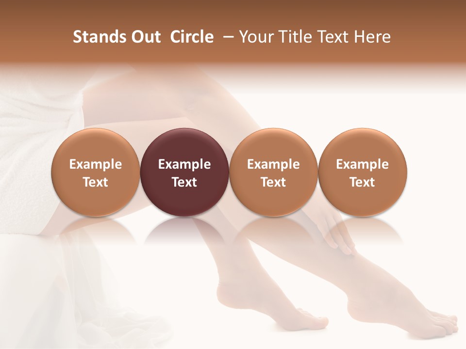 Leg Care Beautiful PowerPoint Template