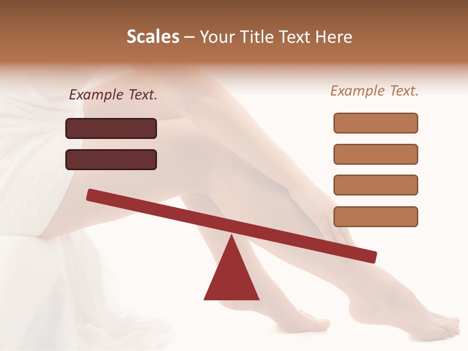Leg Care Beautiful PowerPoint Template