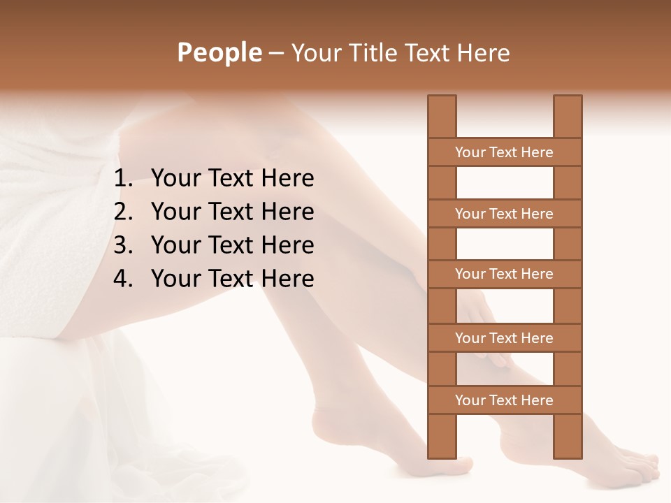 Leg Care Beautiful PowerPoint Template