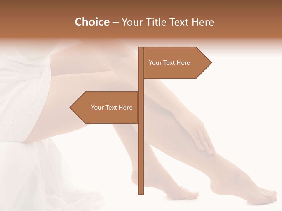 Leg Care Beautiful PowerPoint Template