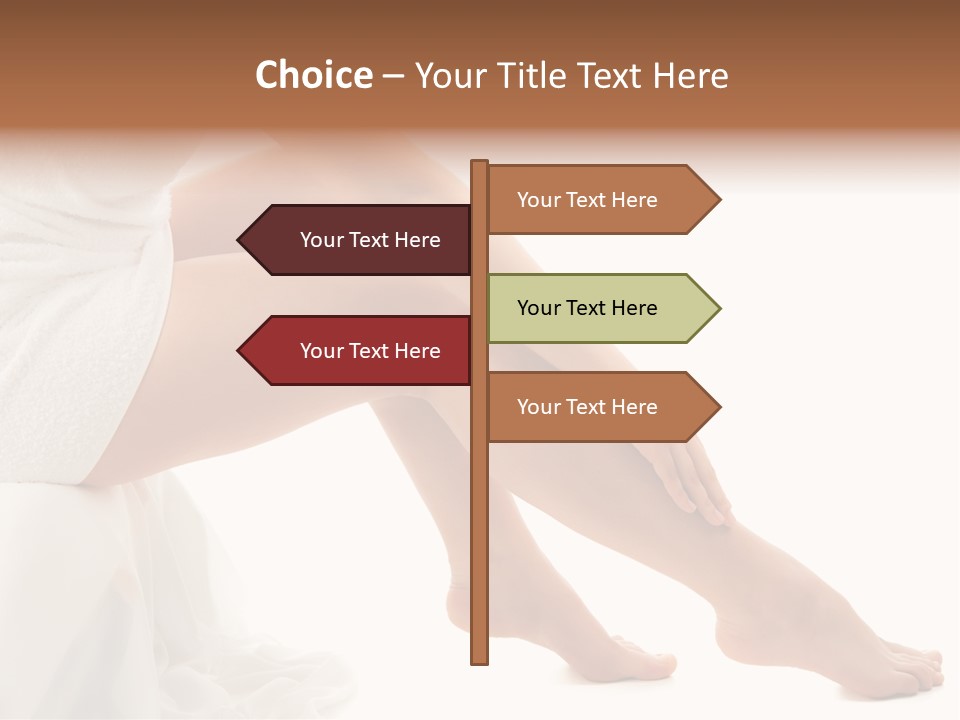 Leg Care Beautiful PowerPoint Template