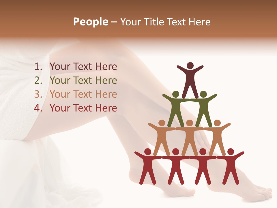 Leg Care Beautiful PowerPoint Template