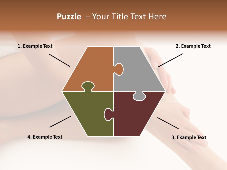 Lifestyle Healthy Lady PowerPoint Template