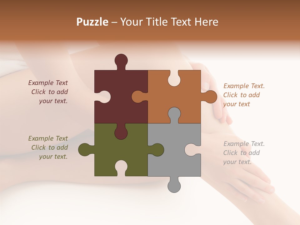 Lifestyle Healthy Lady PowerPoint Template