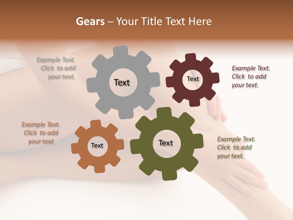 Lifestyle Healthy Lady PowerPoint Template