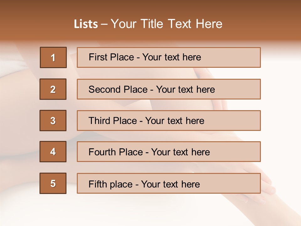 Lifestyle Healthy Lady PowerPoint Template