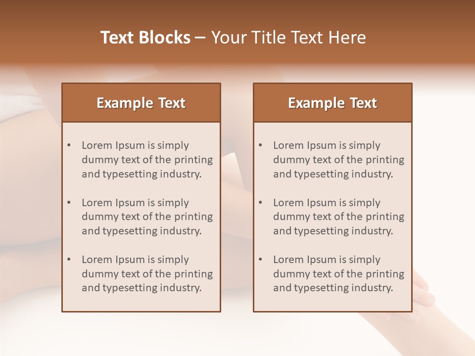 Lifestyle Healthy Lady PowerPoint Template