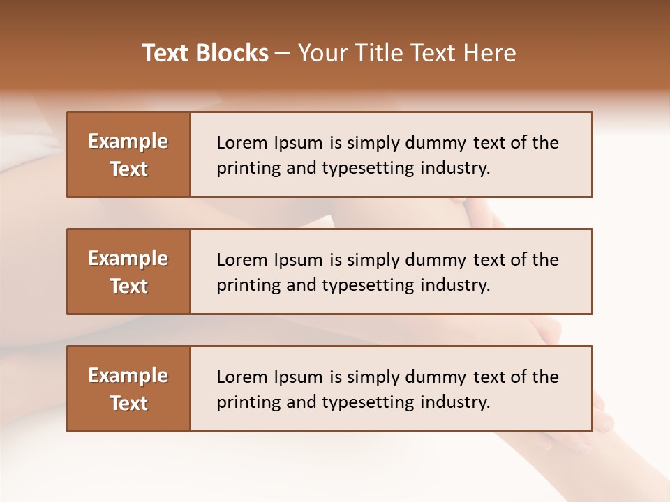 Lifestyle Healthy Lady PowerPoint Template