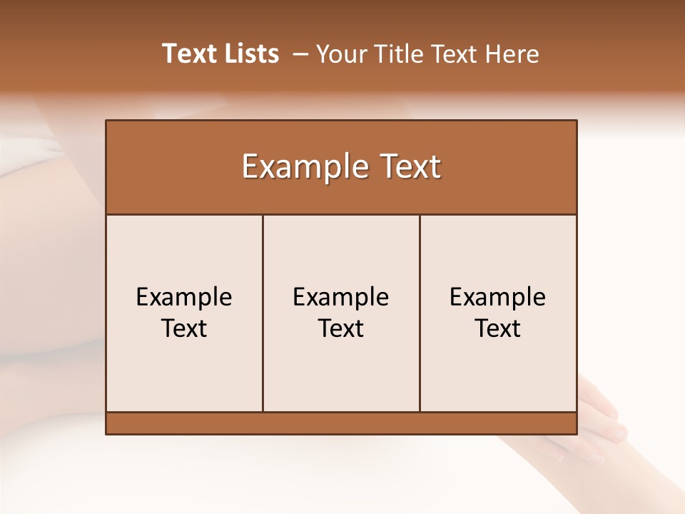 Lifestyle Healthy Lady PowerPoint Template