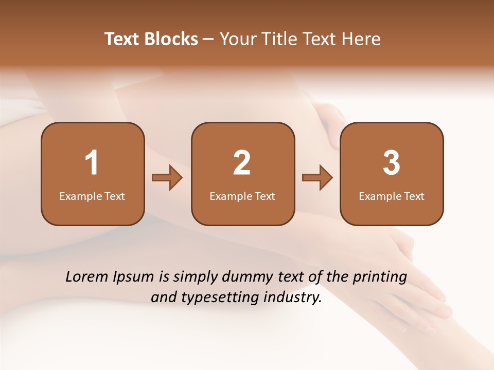 Lifestyle Healthy Lady PowerPoint Template