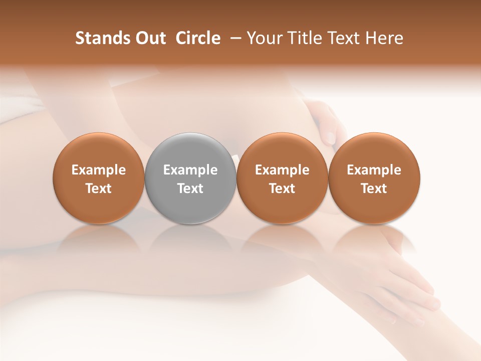 Lifestyle Healthy Lady PowerPoint Template