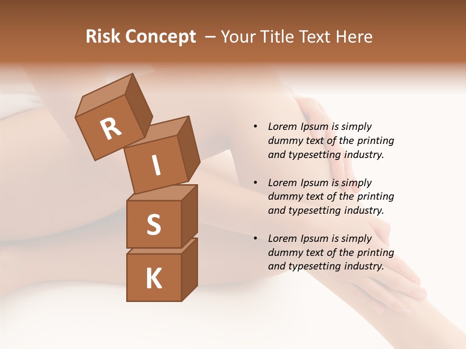 Lifestyle Healthy Lady PowerPoint Template