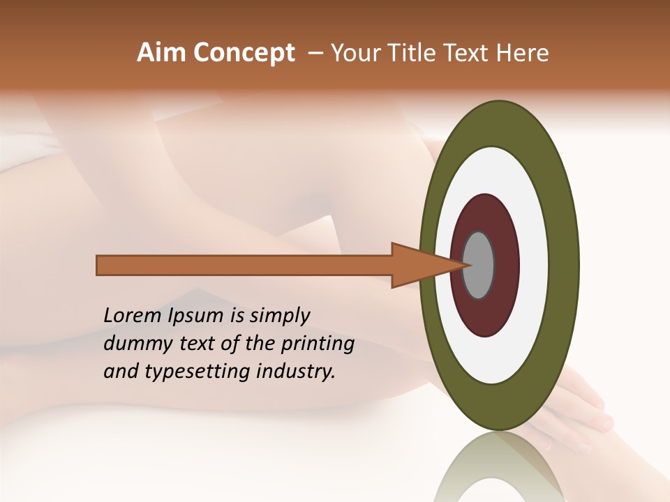 Lifestyle Healthy Lady PowerPoint Template