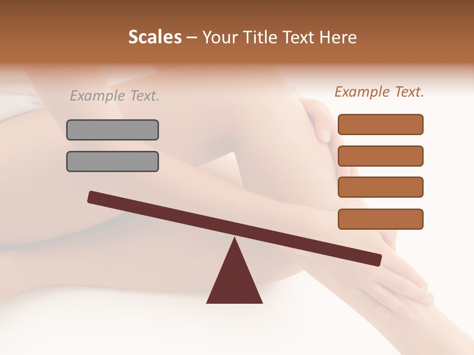 Lifestyle Healthy Lady PowerPoint Template