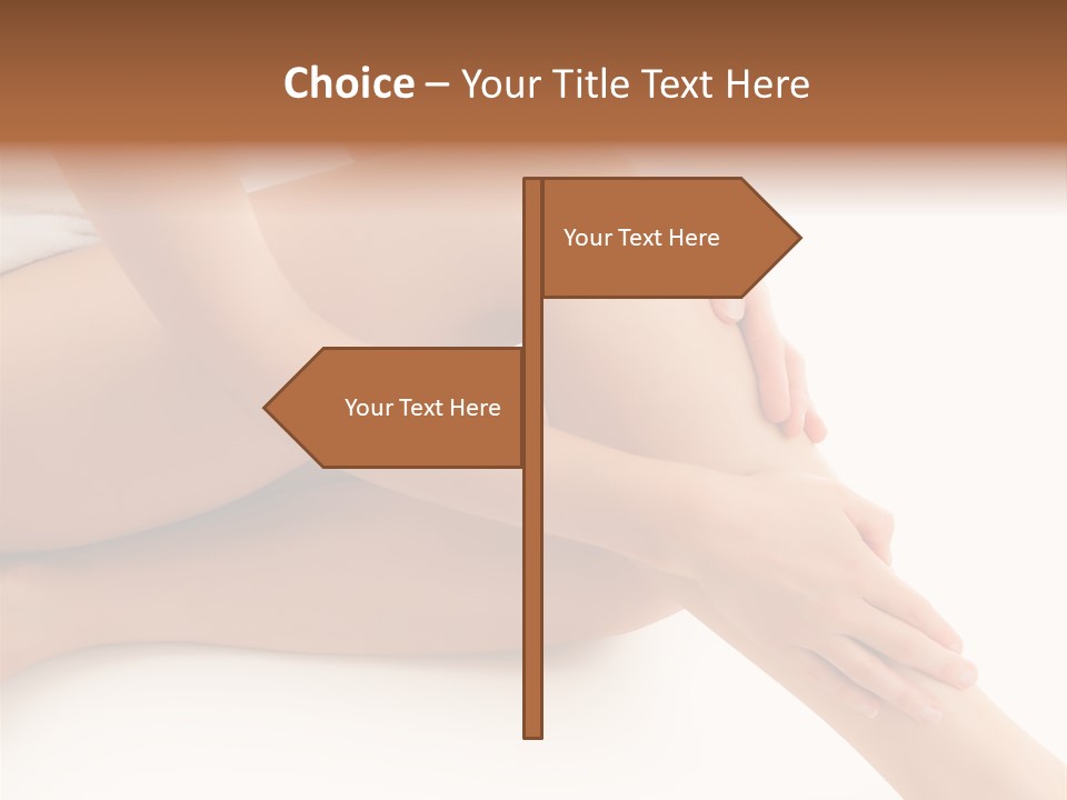 Lifestyle Healthy Lady PowerPoint Template