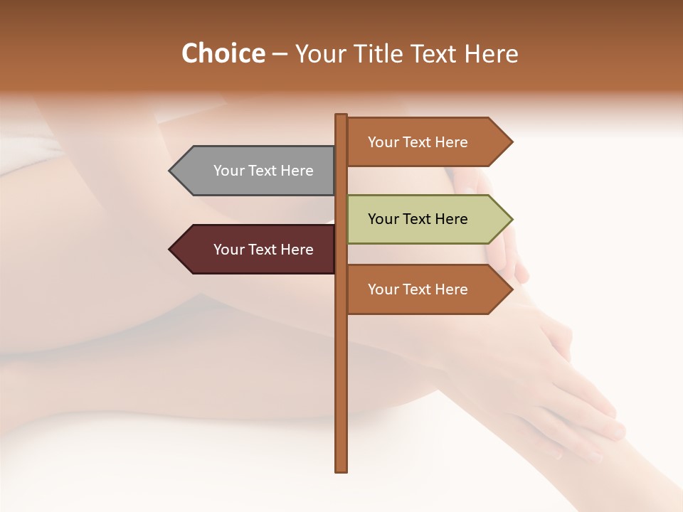 Lifestyle Healthy Lady PowerPoint Template