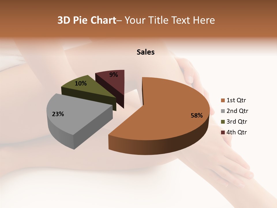 Lifestyle Healthy Lady PowerPoint Template