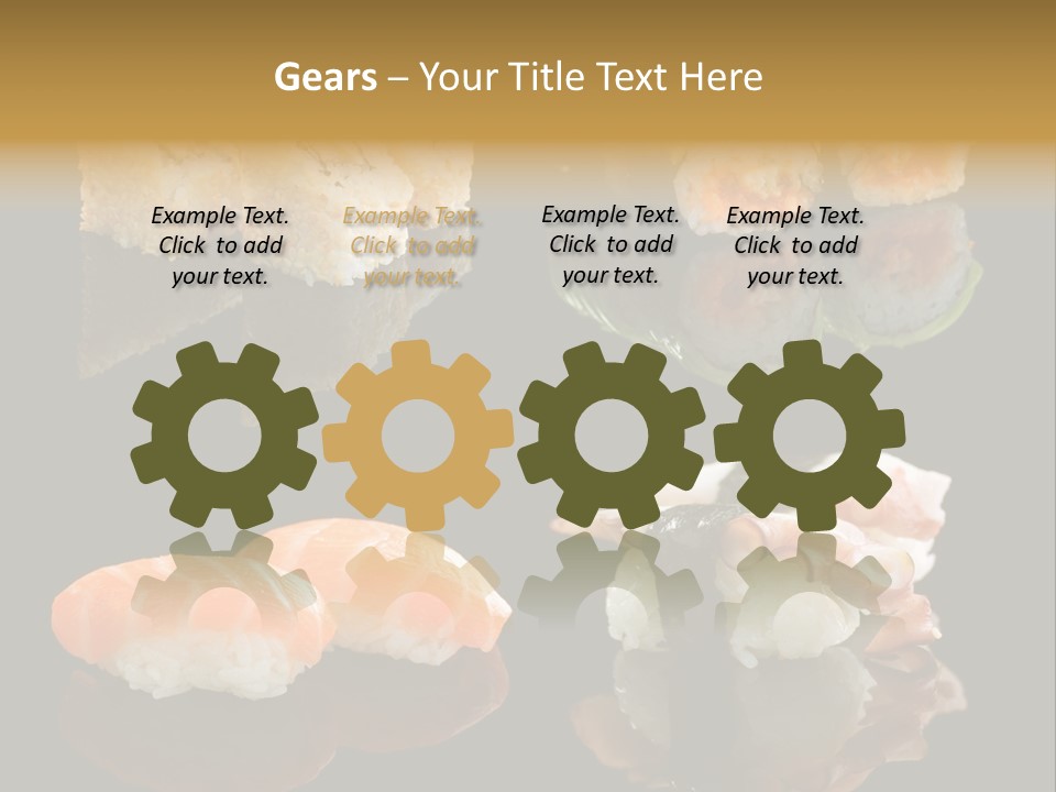 Luxury Lemon Ginger PowerPoint Template