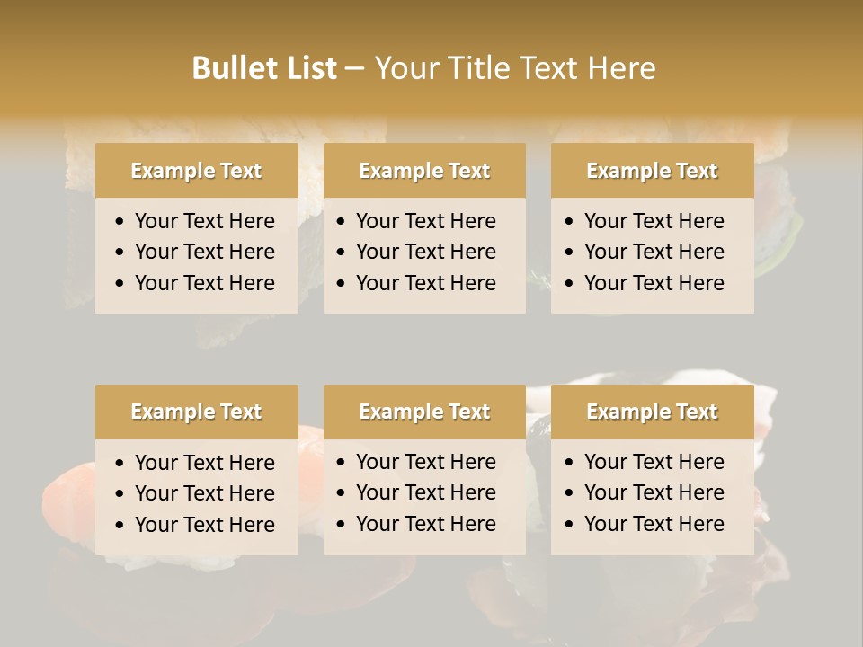 Luxury Lemon Ginger PowerPoint Template