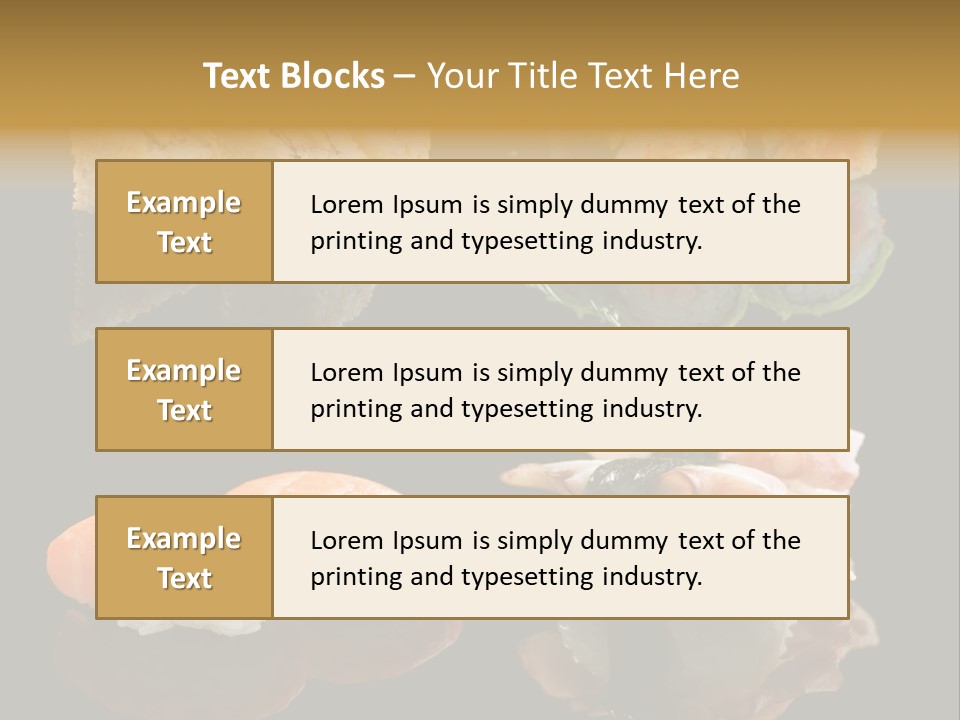 Luxury Lemon Ginger PowerPoint Template