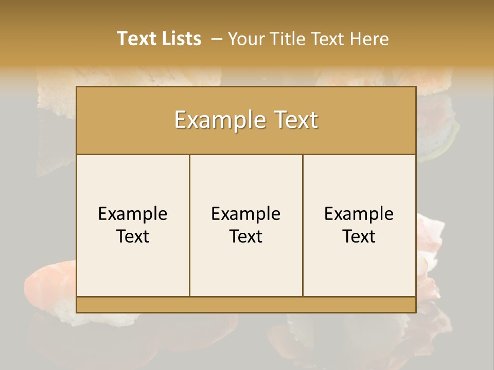 Luxury Lemon Ginger PowerPoint Template
