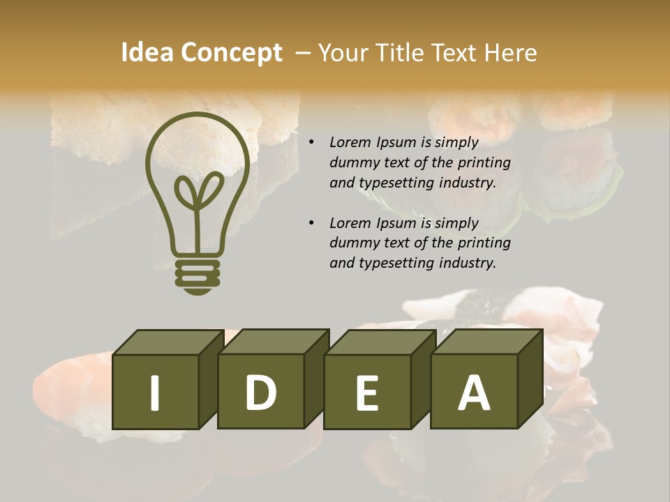 Luxury Lemon Ginger PowerPoint Template