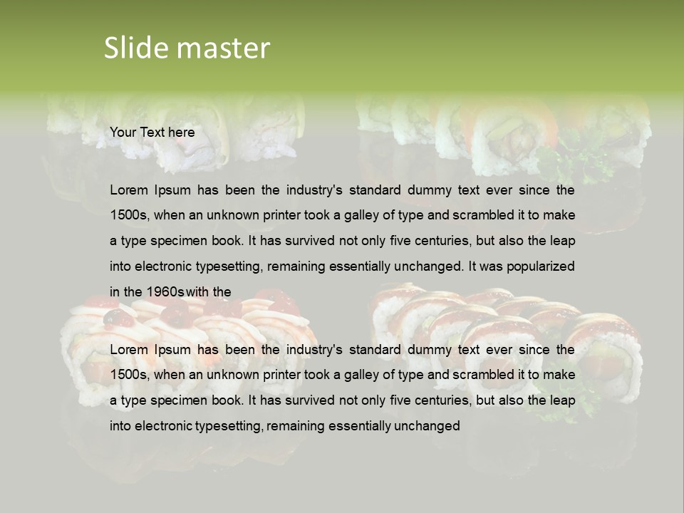 Culture Crab Black PowerPoint Template