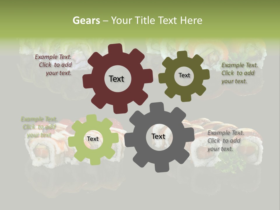 Culture Crab Black PowerPoint Template