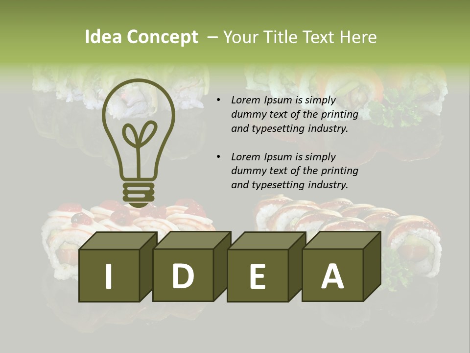 Culture Crab Black PowerPoint Template