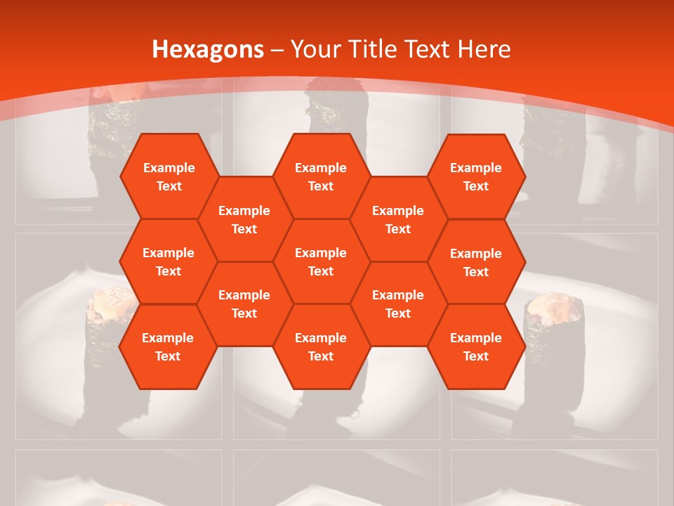 Menu Roll Eel PowerPoint Template