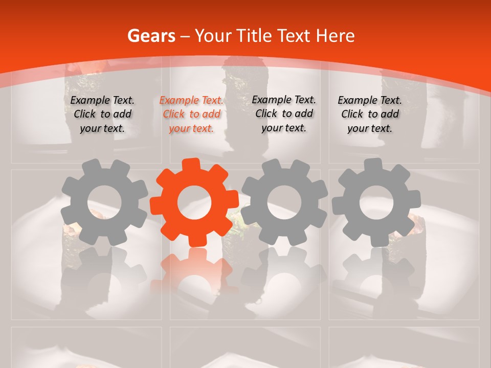 Menu Roll Eel PowerPoint Template