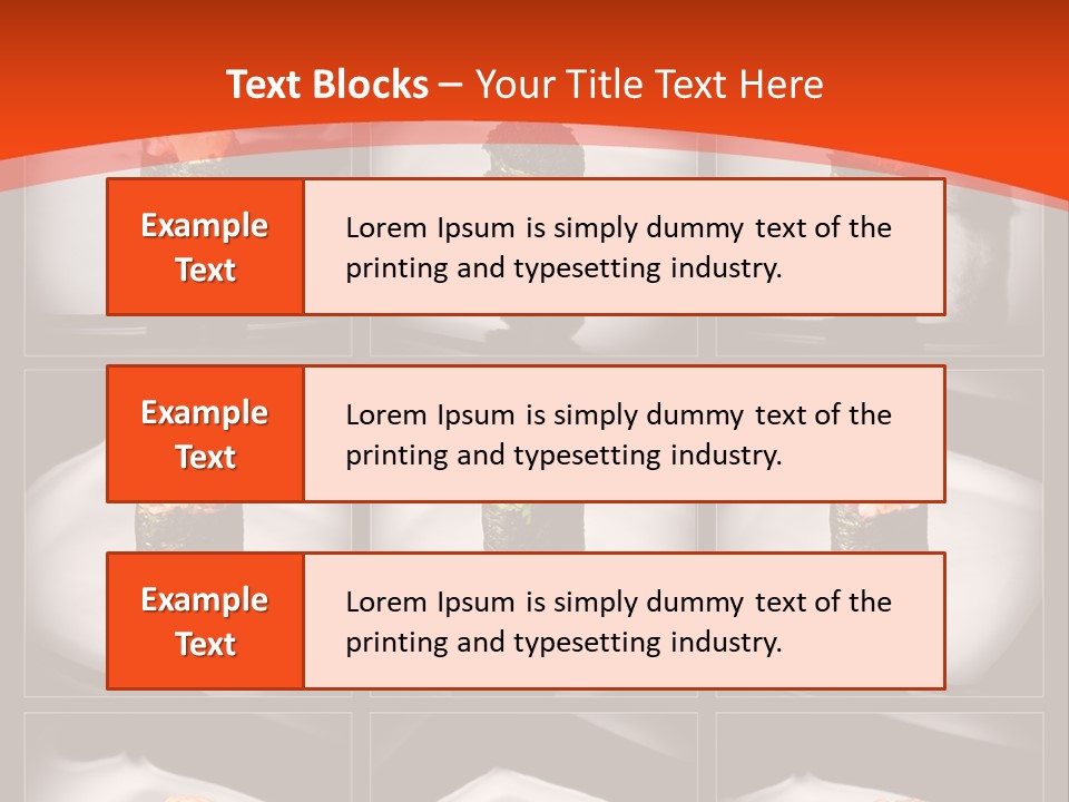 Menu Roll Eel PowerPoint Template
