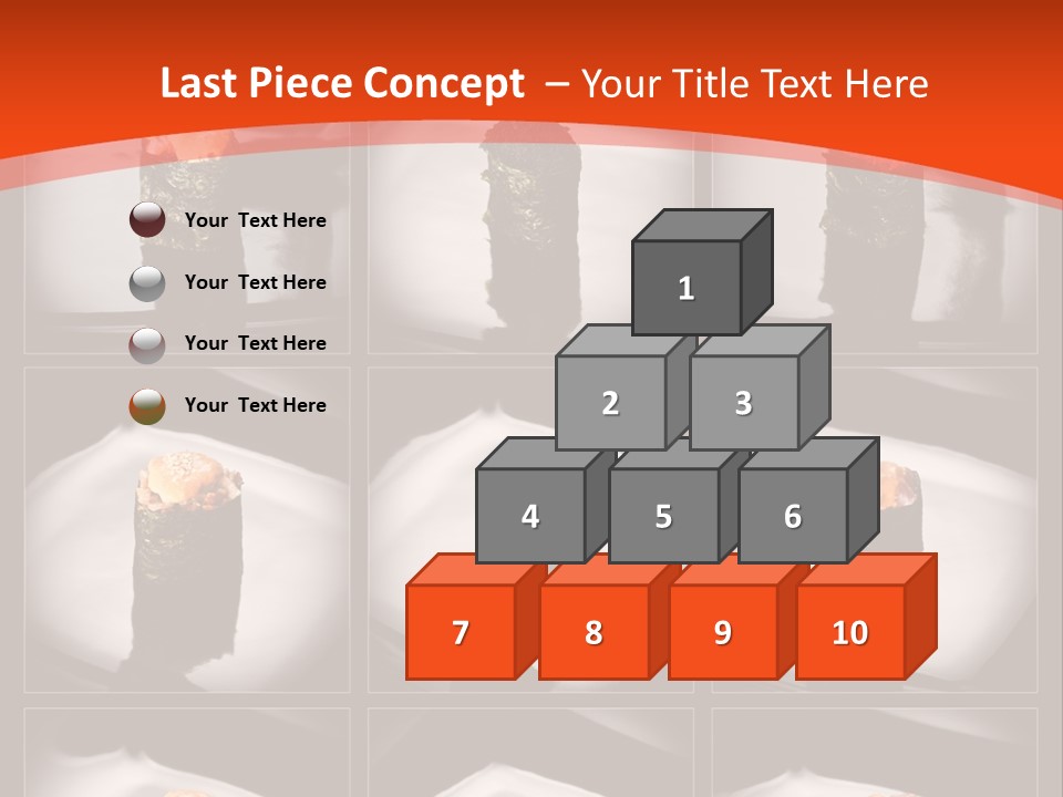 Menu Roll Eel PowerPoint Template