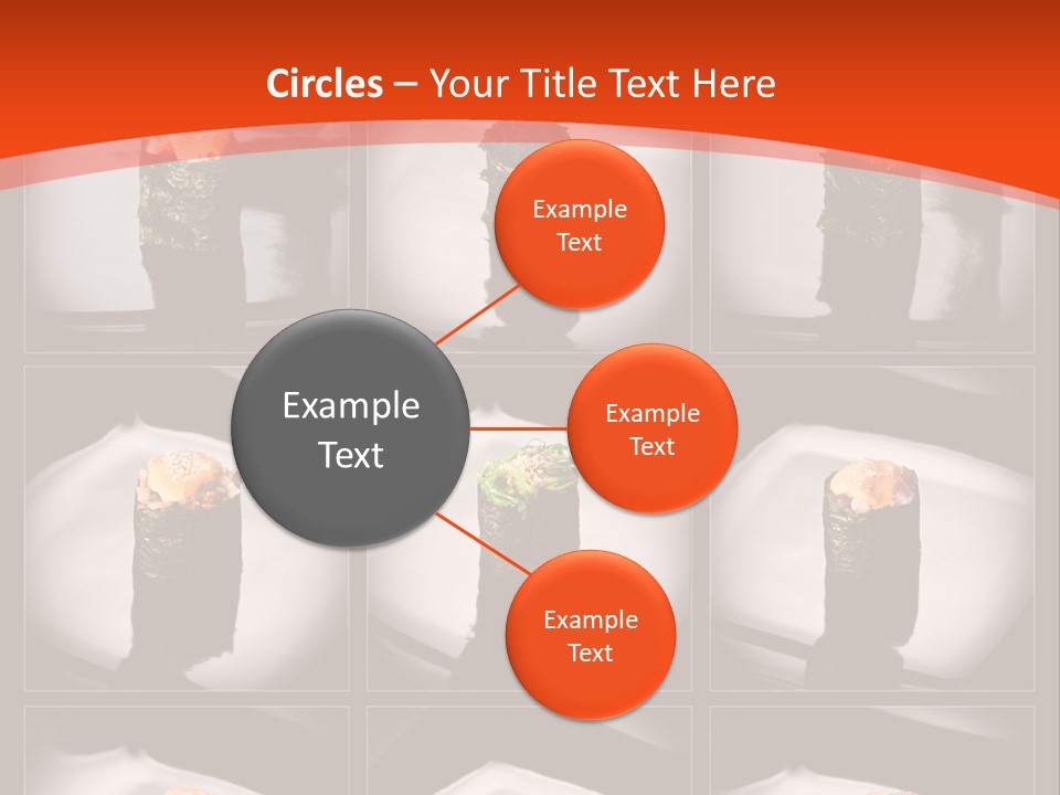 Menu Roll Eel PowerPoint Template