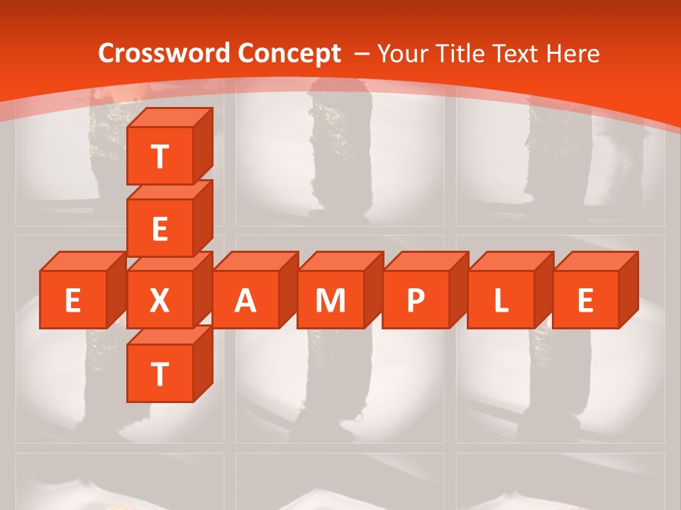 Menu Roll Eel PowerPoint Template