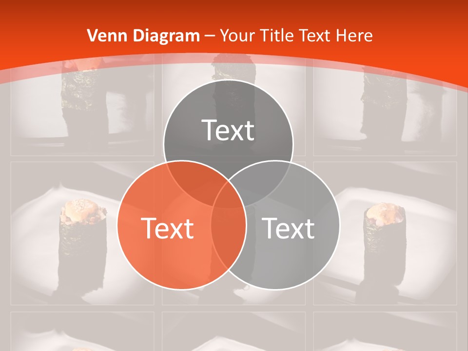 Menu Roll Eel PowerPoint Template