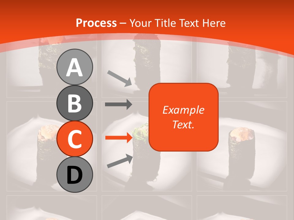 Menu Roll Eel PowerPoint Template