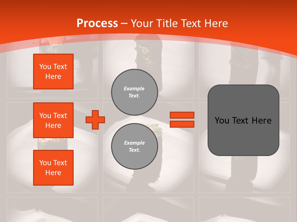 Menu Roll Eel PowerPoint Template