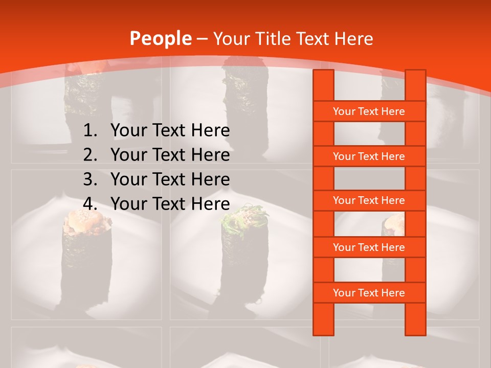Menu Roll Eel PowerPoint Template