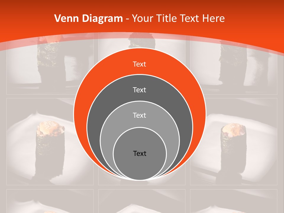 Menu Roll Eel PowerPoint Template