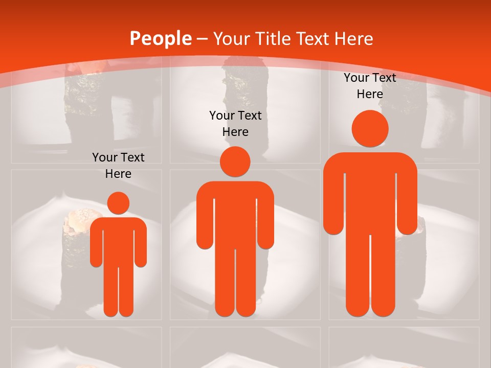 Menu Roll Eel PowerPoint Template