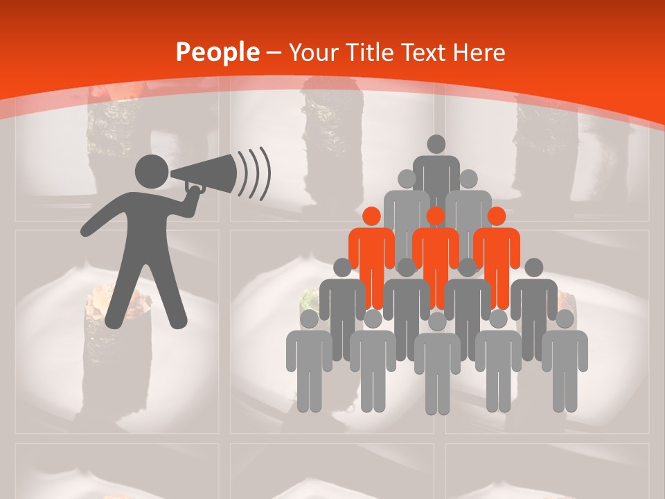 Menu Roll Eel PowerPoint Template