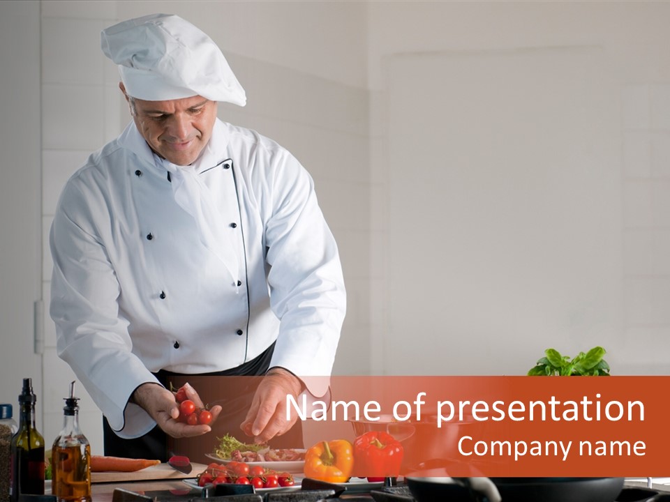 Work Chef Service PowerPoint Template