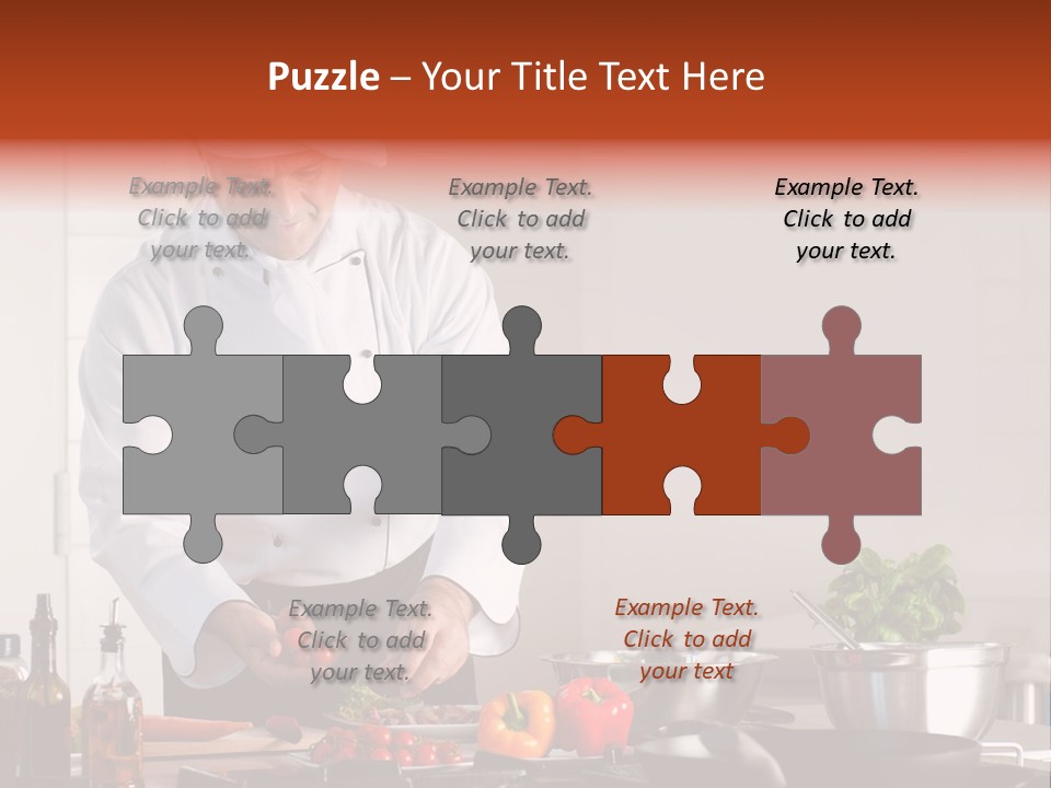 Work Chef Service PowerPoint Template