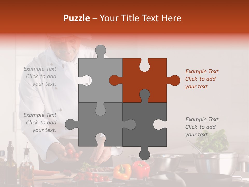 Work Chef Service PowerPoint Template