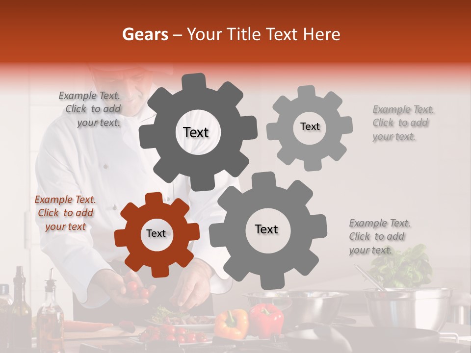 Work Chef Service PowerPoint Template