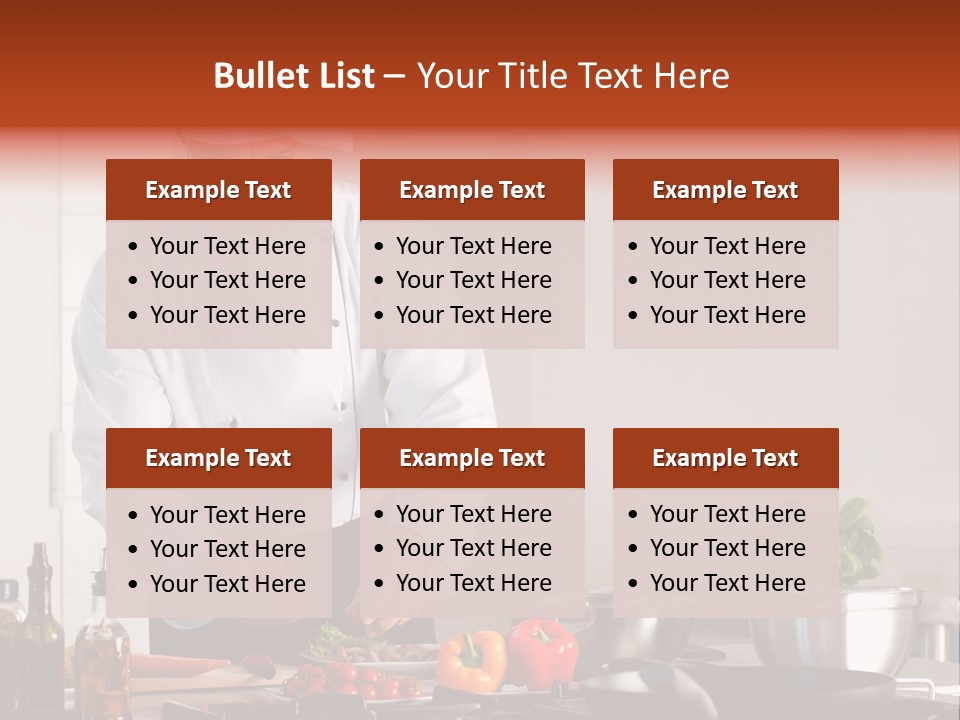 Work Chef Service PowerPoint Template