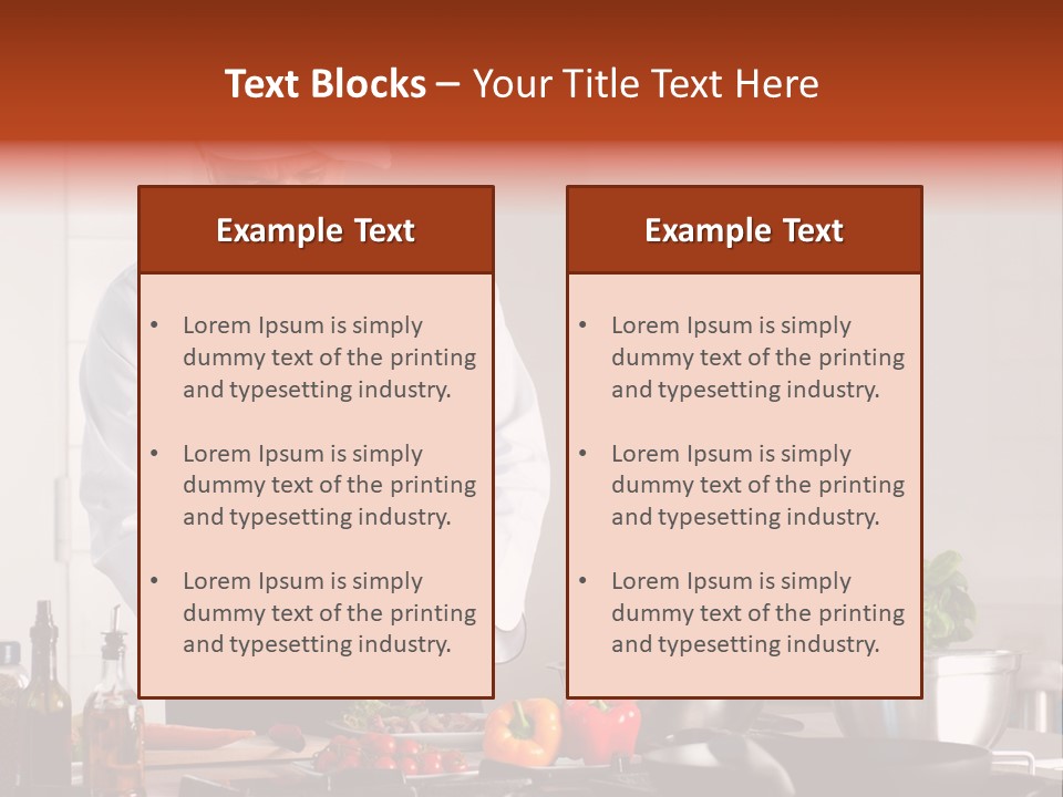 Work Chef Service PowerPoint Template