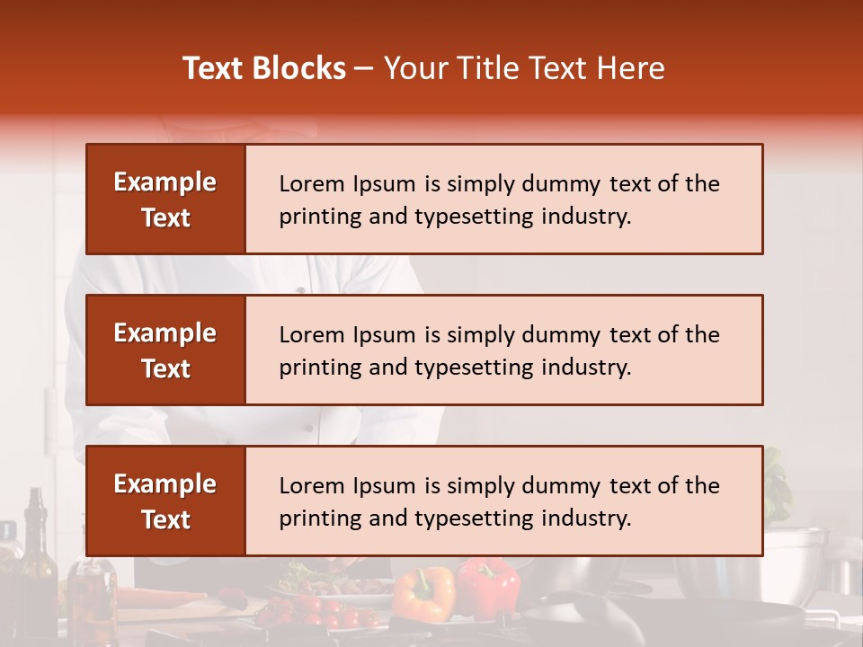 Work Chef Service PowerPoint Template